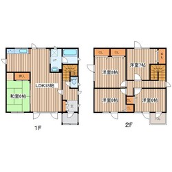 屯田10条3丁目6-6戸建の物件間取画像